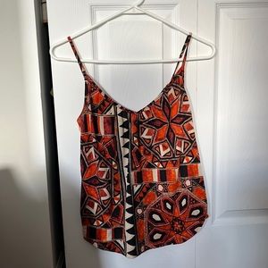H&M XS patterned loose tank